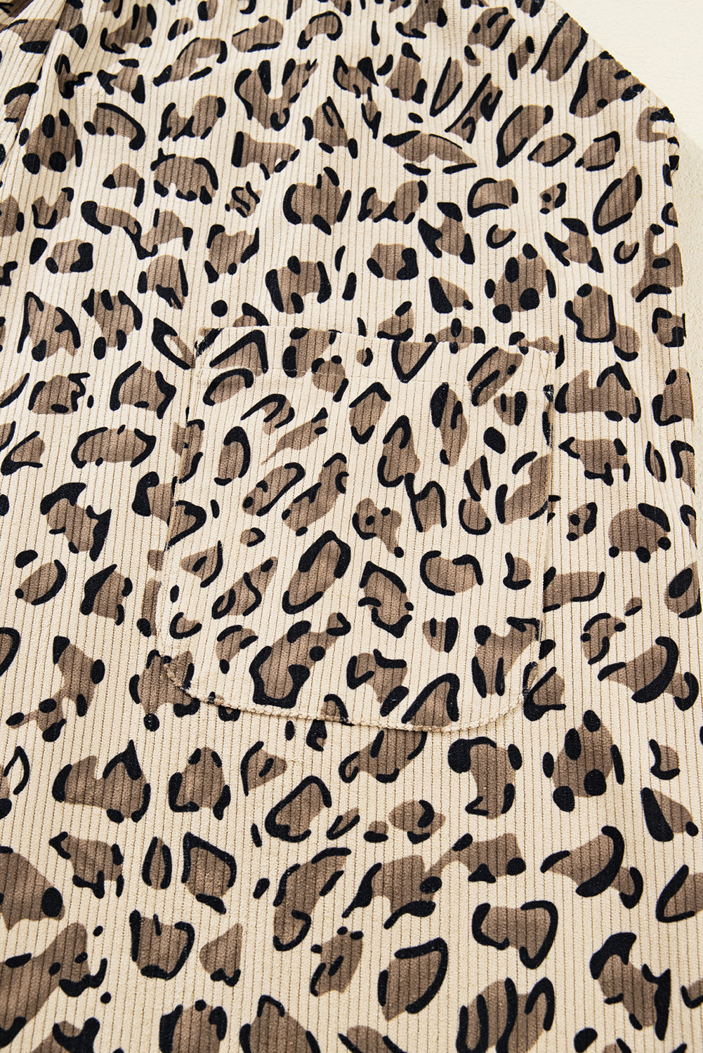 Brown Leopard Bib Wide Leg Jumpsuit