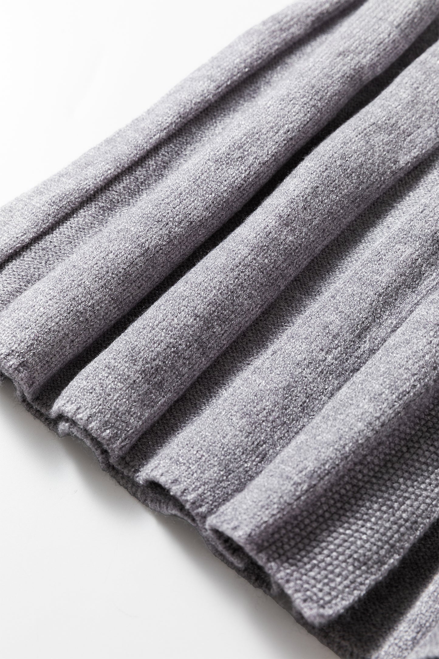 High Cable Knit Cardigan Sweater